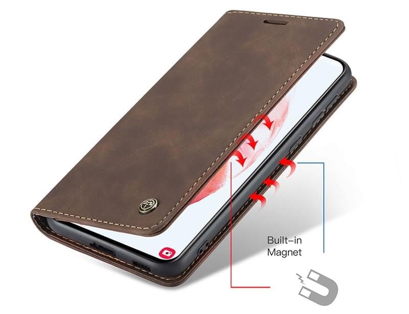 Samsung S21 Plus CaseMe Leather Flip Cover - Image 14