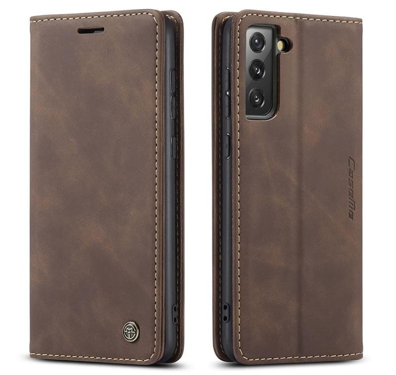 Samsung S21 Plus CaseMe Leather Flip Cover - Image 12