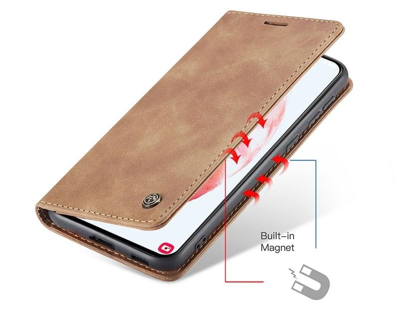 Samsung S21 Plus CaseMe Leather Flip Cover - Image 8