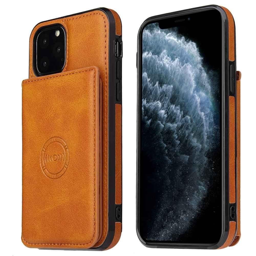 iPhone 12 Series Luxury Leather Wallet Back Cover Case - Image 3
