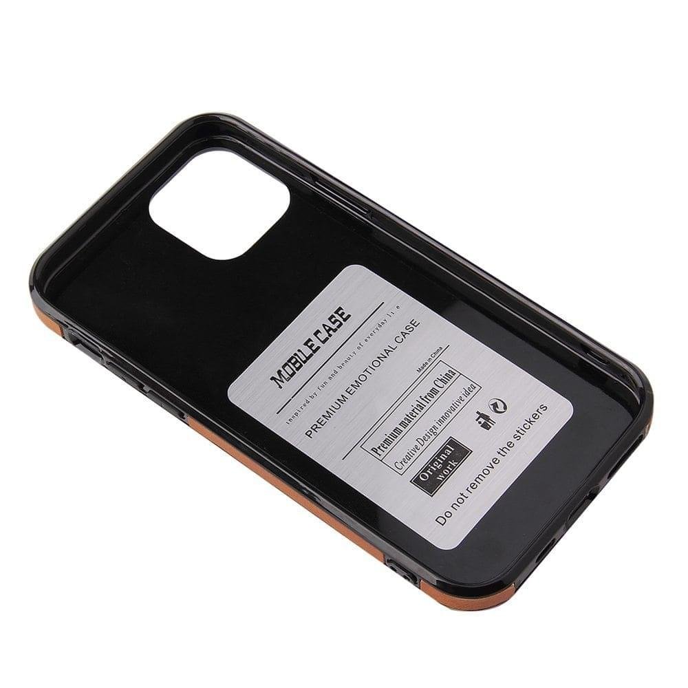 iPhone 12 Series Luxury Leather Wallet Back Cover Case - Image 20