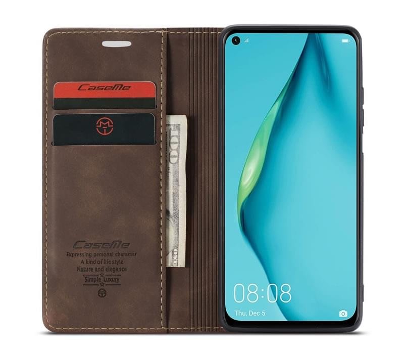 Huawei Nova 7i CaseMe Leather Flip Cover - Image 10