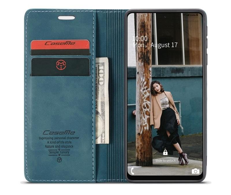 Samsung A72 CaseMe Leather Flip Cover - Image 25