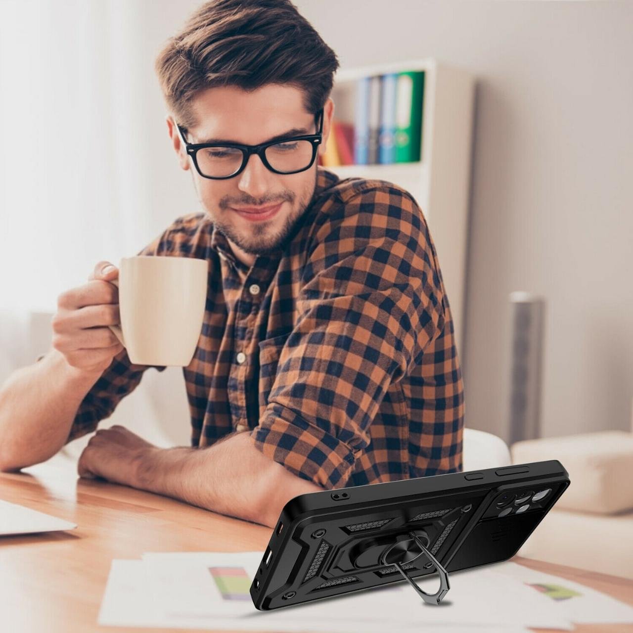 Samsung Galaxy A52 Push-Window Armor Case - Image 18