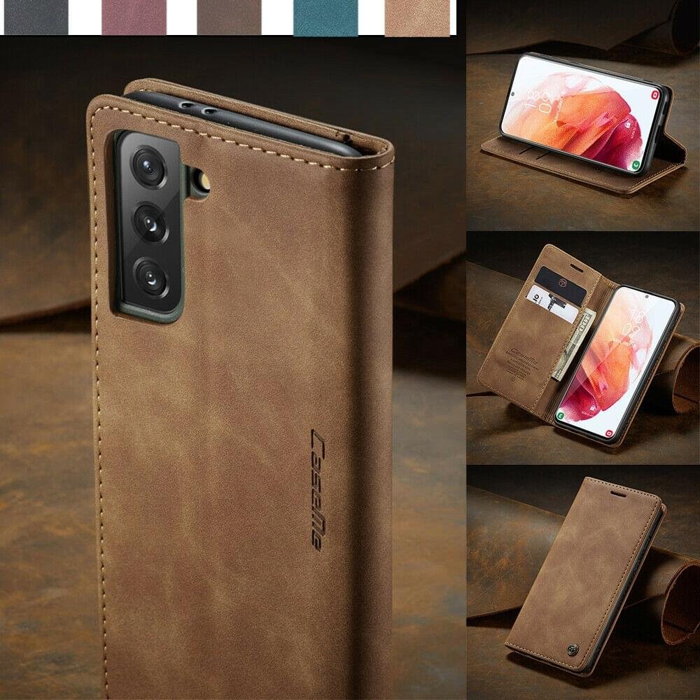 Samsung S21 Plus CaseMe Leather Flip Cover - Image 5