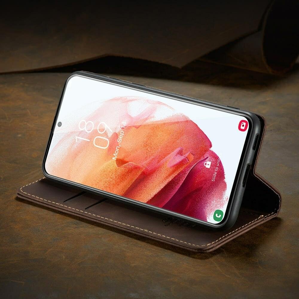 Samsung S21 Ultra CaseMe Leather Flip Cover - Image 13