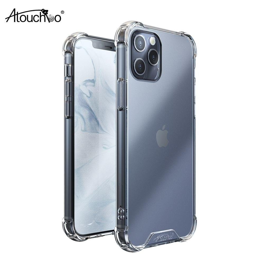 iPhone 11 Shockproof Antiburst CLEAR Case Cover with tempered glass