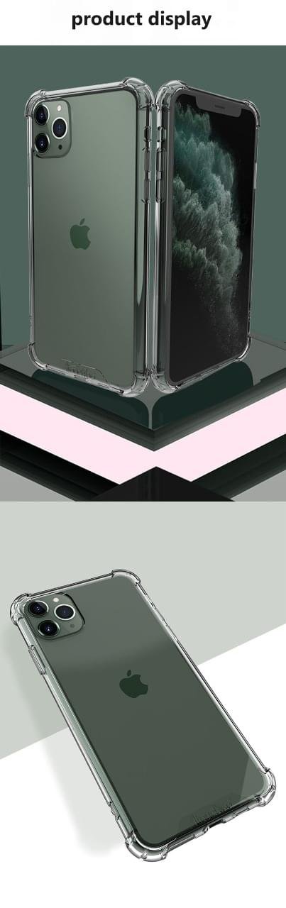 iPhone 11 Shockproof Antiburst CLEAR Case Cover with tempered glass - Image 8