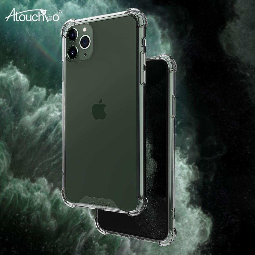 iPhone 12 Shockproof Antiburst Clear Case with tempered glass - Image 19