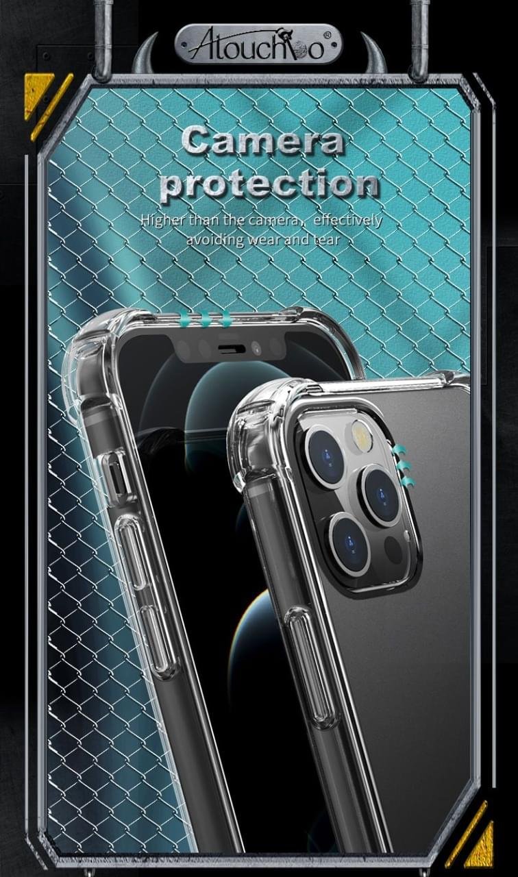 iPhone 11 Shockproof Antiburst CLEAR Case Cover with tempered glass - Image 15