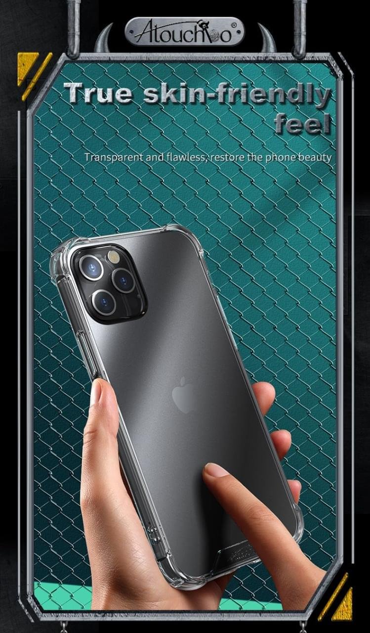 iPhone 11 Shockproof Antiburst CLEAR Case Cover with tempered glass - Image 13