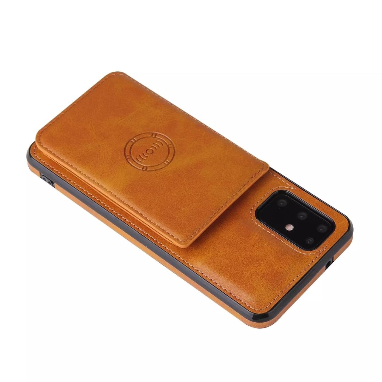 Samsung S21 Ultra Luxury Leather Wallet Back Cover Case - Image 6