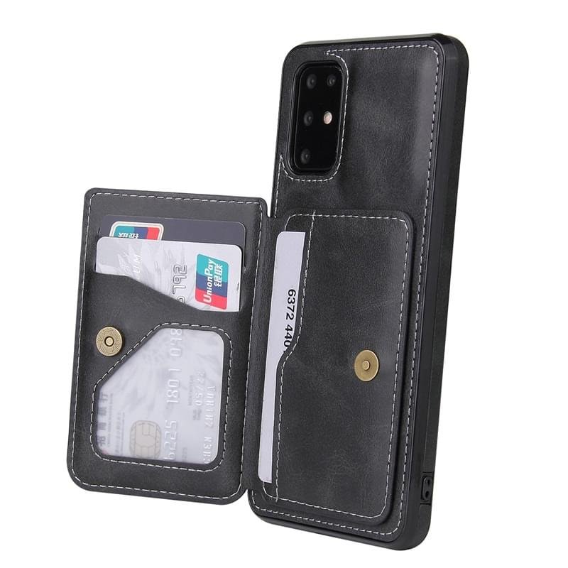 Samsung S21 Ultra Luxury Leather Wallet Back Cover Case - Image 12