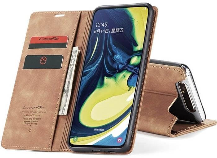Samsung A80 CaseMe Leather Flip Cover - Image 12