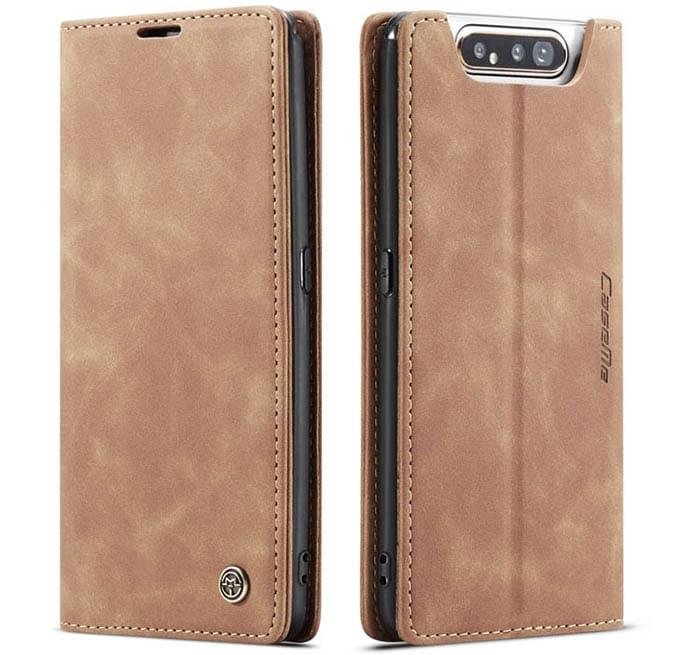 Samsung A80 CaseMe Leather Flip Cover