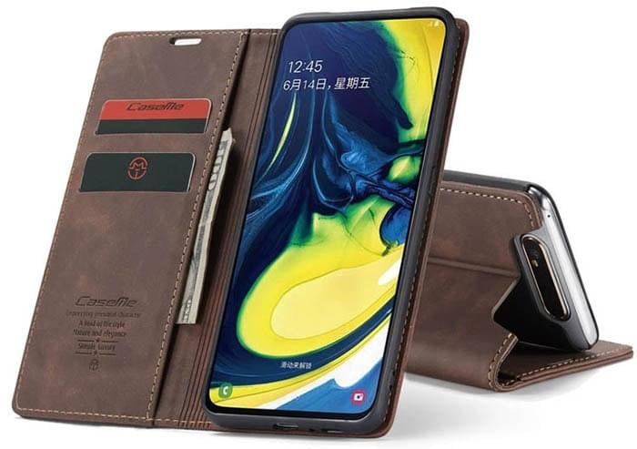 Samsung A80 CaseMe Leather Flip Cover - Image 5