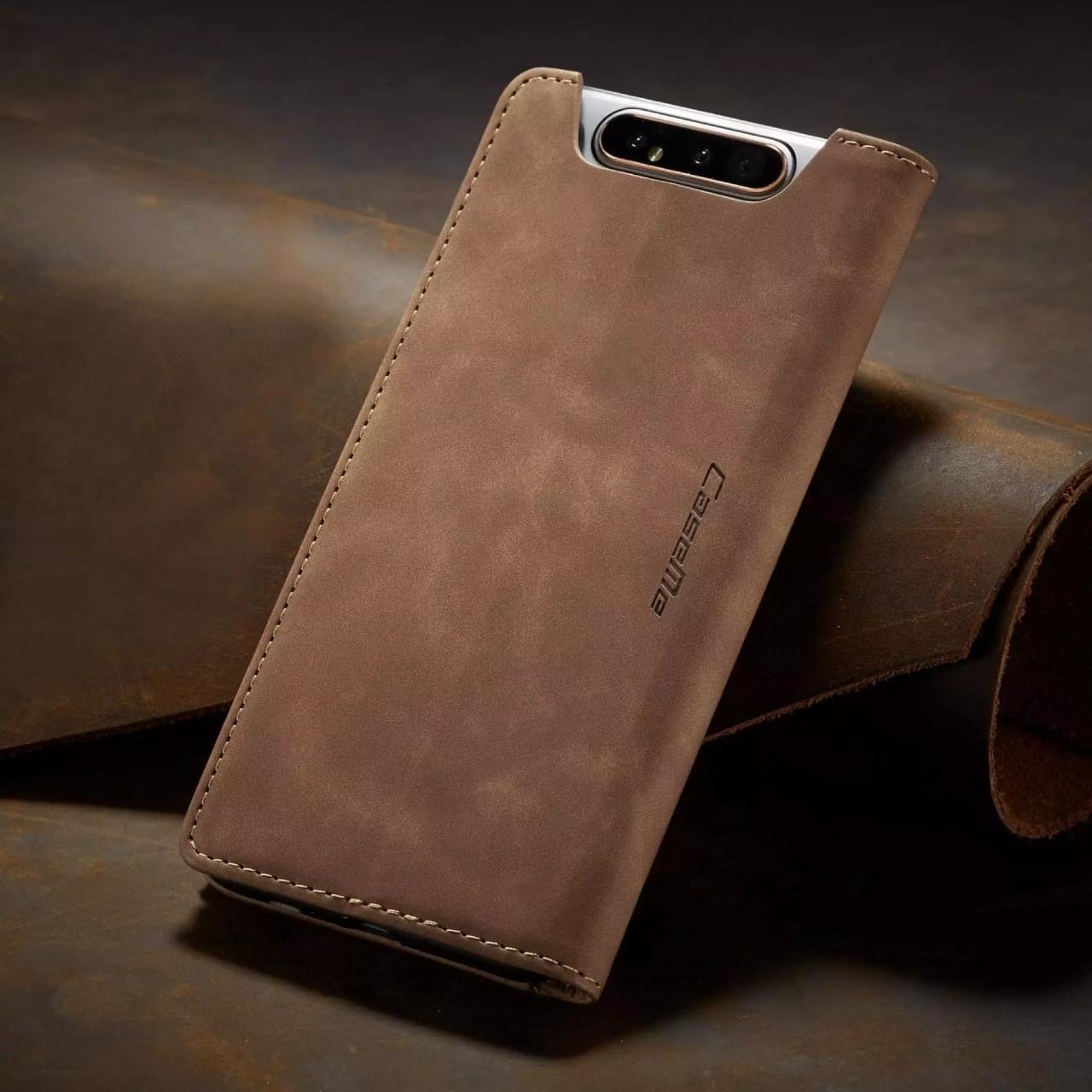 Samsung A80 CaseMe Leather Flip Cover - Image 20