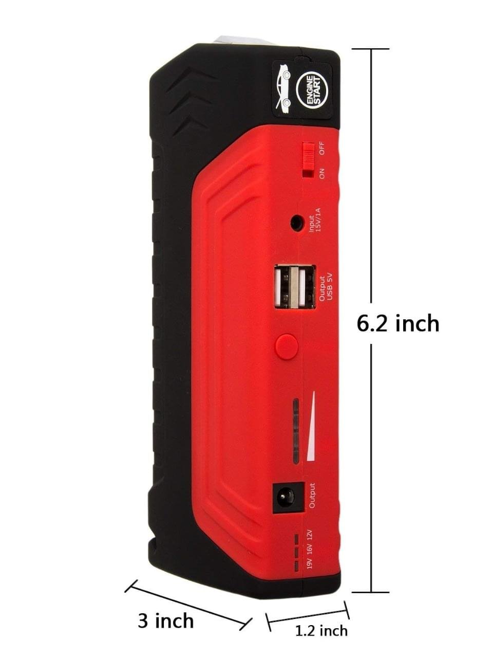 Hi-Power 10000 MAh Multifunction Car Jump Starter - Image 17