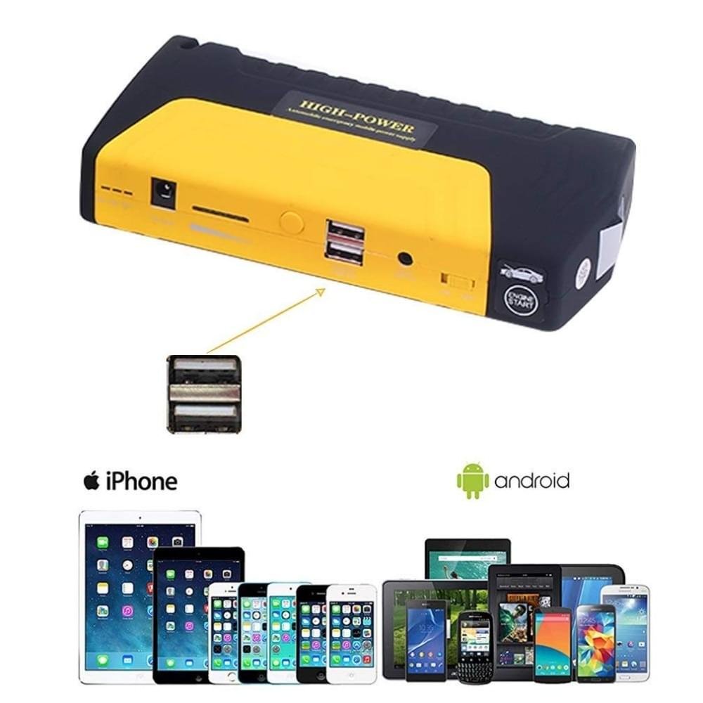 Hi-Power 10000 MAh Multifunction Car Jump Starter - Image 4