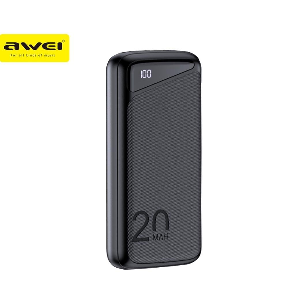 Awei P104K 20000mAh Dual USB Type-C Fast Charging 22.5W Power Bank - Image 2