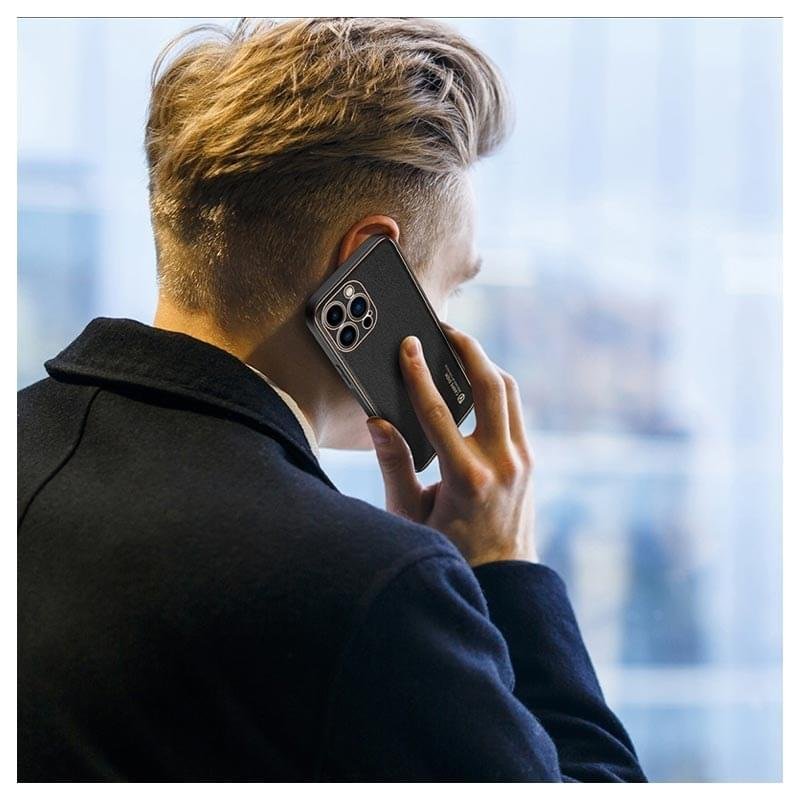 Dux Ducis Yolo Leather Electroplated Case for iPhone 12 and 13 Series - Image 7