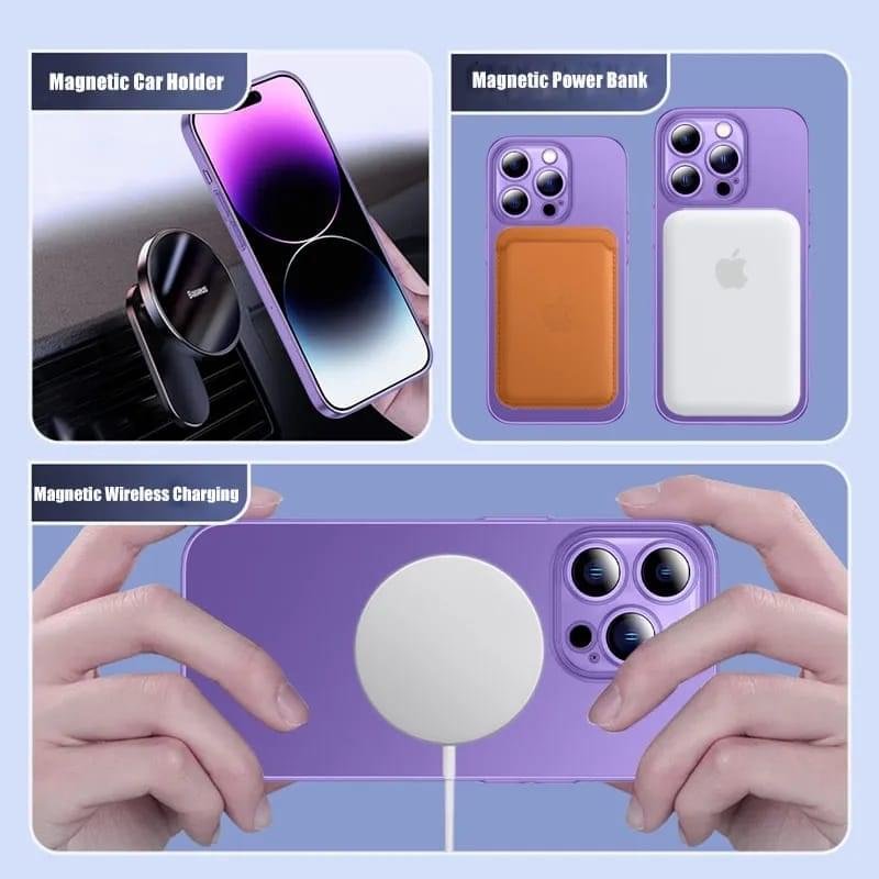Luxury Premium Ultra Thin Matte Hard PC For Magsafe Magnetic Wireless Charging Case Cover For iPhone Series - Image 27