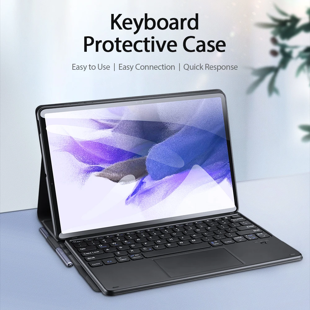Luxury Premium Smart Wireless Protective High-quality Bluetooth  Keyboard Case Cover