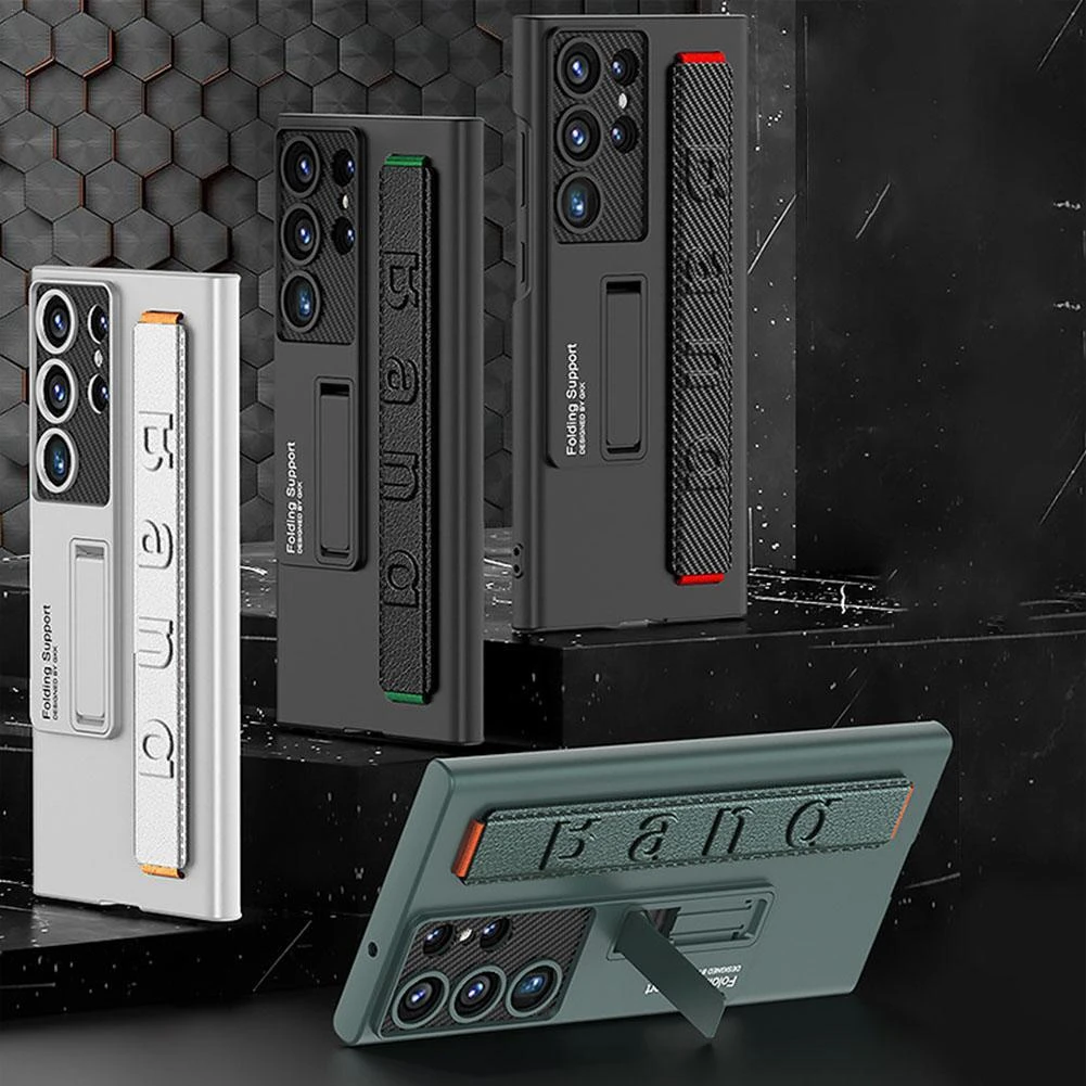 GKK Finger Hand Grip Band Belt Strap Case Cover For Samsung Galaxy S23 Ultra