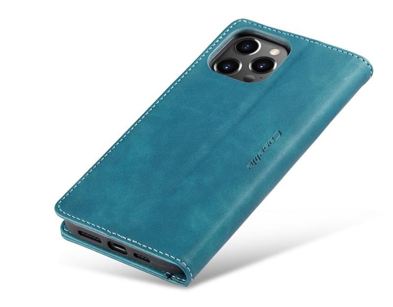 Luxury Premium Magnetic Caseme Retro Flip Wallet Leather Case Cover and 3D Glass Protector For iPhone Series - Image 10