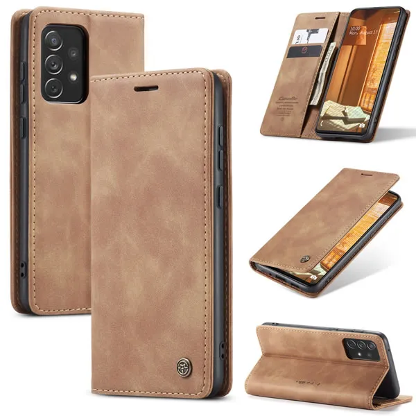 Luxury Premium Caseme Slim Folio PU Leather Wallet Case Cover For Samsung Galaxy A53/A72/A73 - Image 16