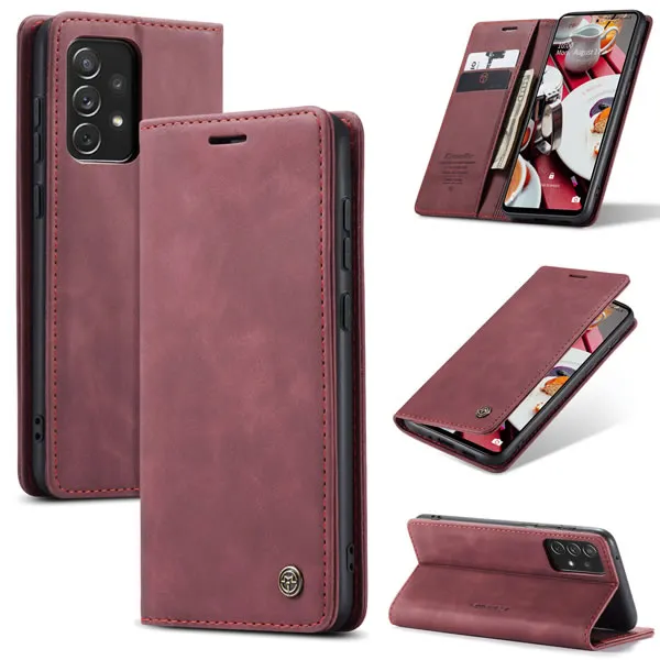 Luxury Premium Caseme Slim Folio PU Leather Wallet Case Cover For Samsung Galaxy A53/A72/A73 - Image 7