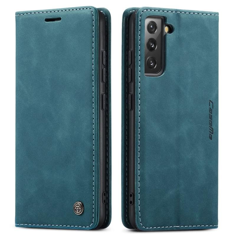 Luxury Premium Soft Slim Folio Flip PU Leather Wallet Case Cover For Samsung Galaxy S22 Series - Image 28