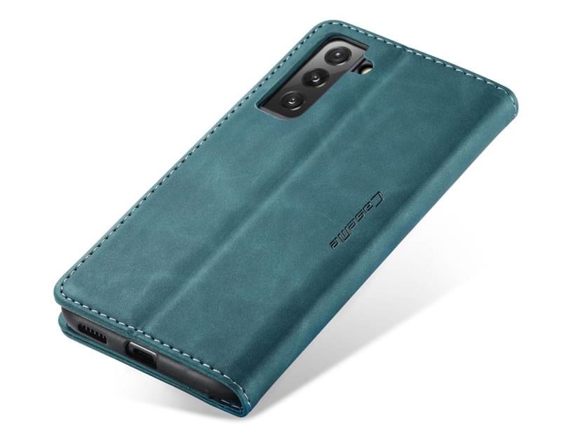 Luxury Premium Soft Slim Folio Flip PU Leather Wallet Case Cover For Samsung Galaxy S22 Series - Image 25