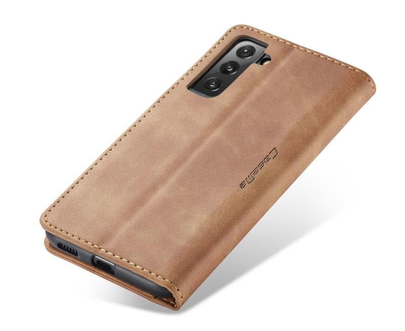 Luxury Premium Soft Slim Folio Flip PU Leather Wallet Case Cover For Samsung Galaxy S22 Series - Image 18