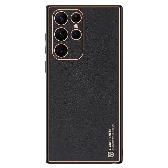 DUX DUCIS YOLO Series Case Luxury Protecting Back Cover Leather Pattern For Samsung Galaxy S23 Ultra - Image 16