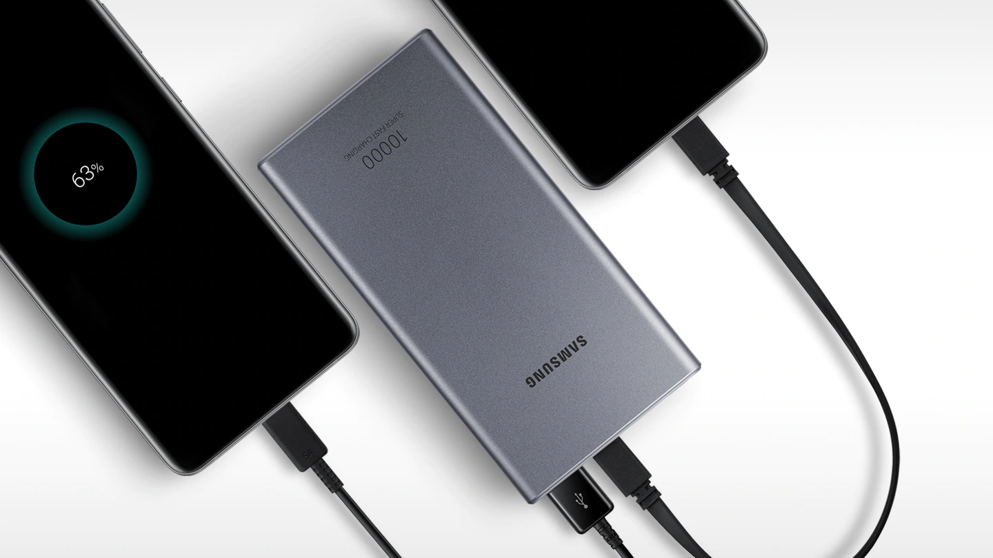 Official 10000mAh 25W Super Fast Type C Samsung Portable Power Bank Pack - Image 8
