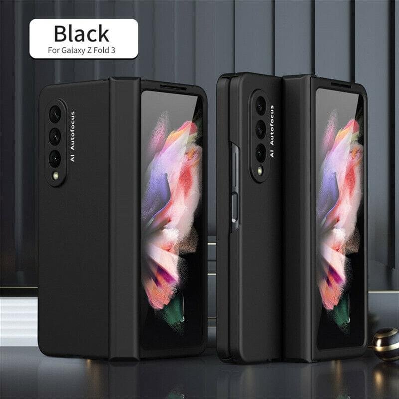 Luxury Ultra Thin Hard PC Front Tempered Glass Phone Cover For Samsung Galaxy Z Fold 3/Z Fold 4 - Image 14