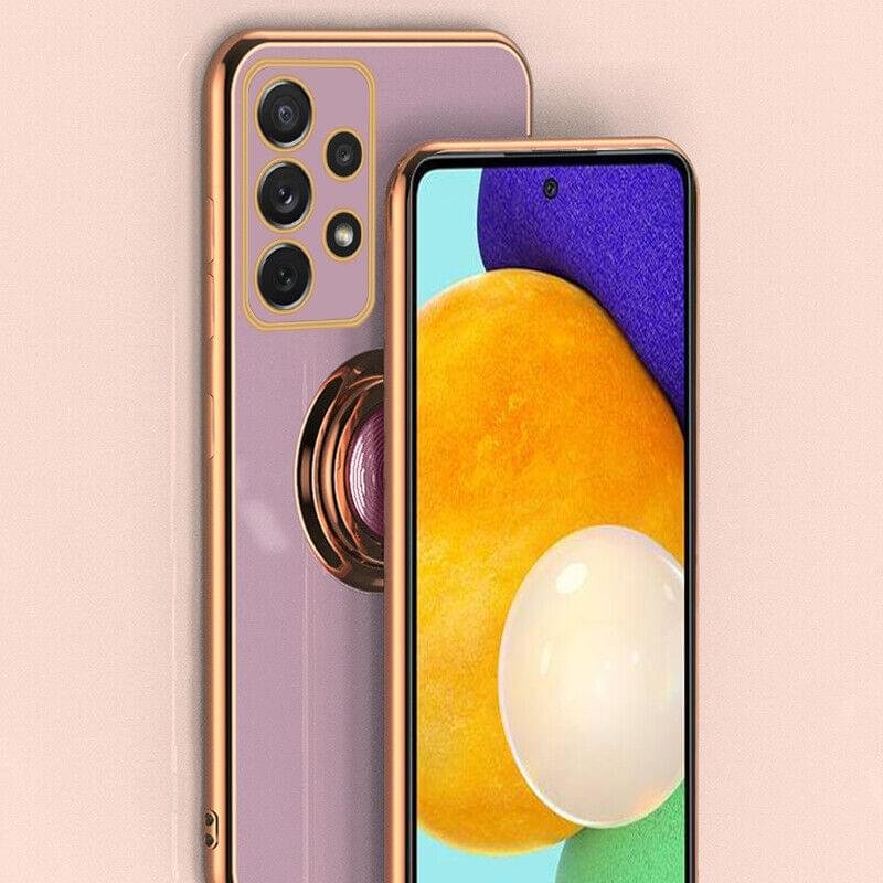 Luxury Premium Electroplated Gold Plated Case Cover and 3D Glass Protector For Samsung A13 - Image 14