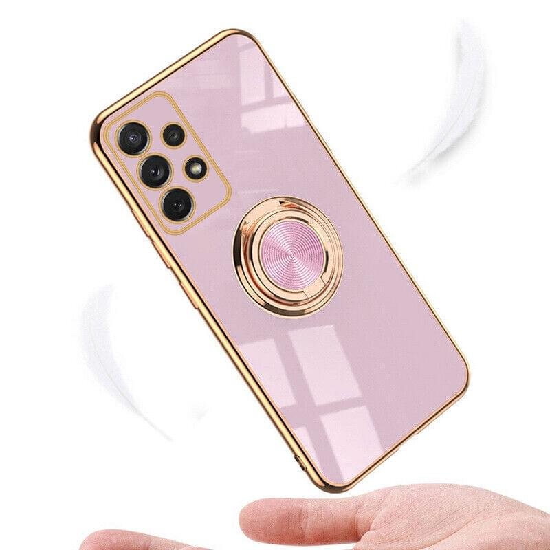 Luxury Premium Electroplated Gold Plated Case Cover and 3D Glass Protector For Samsung A13 - Image 15