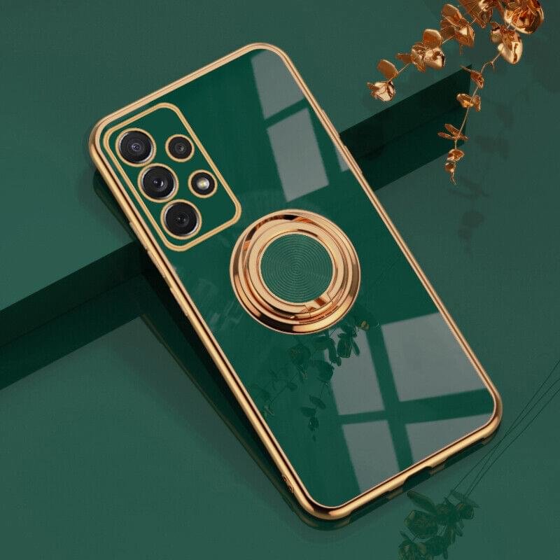 Luxury Premium Electroplated Gold Plated Case Cover and 3D Glass Protector For Samsung A13 - Image 17