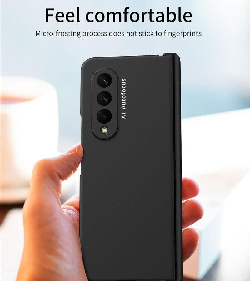 Luxury Ultra Thin Hard PC Front Tempered Glass Phone Cover For Samsung Galaxy Z Fold 3/Z Fold 4 - Image 15