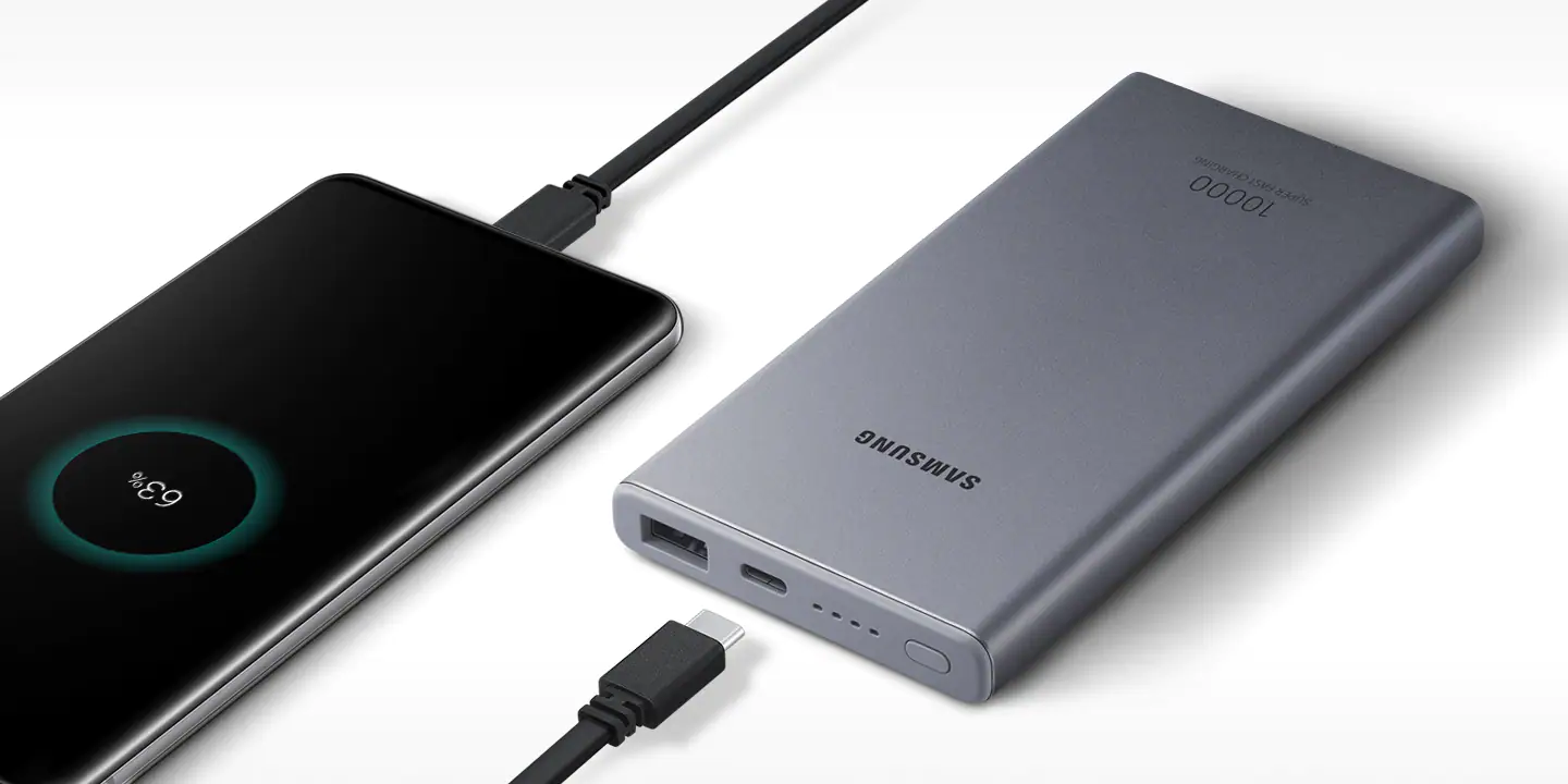 Official 10000mAh 25W Super Fast Type C Samsung Portable Power Bank Pack - Image 17