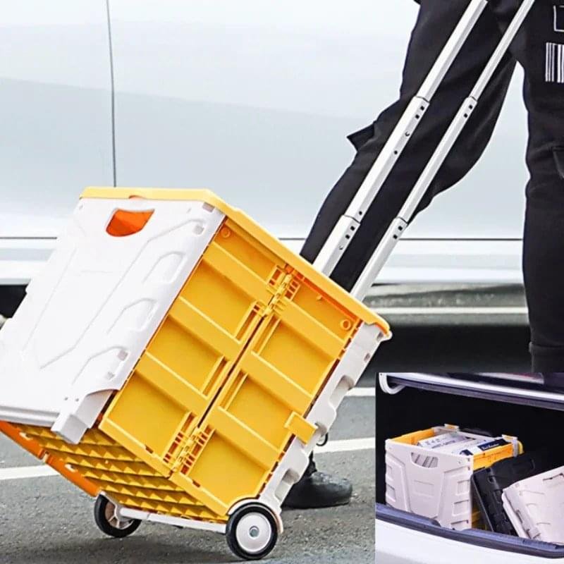 Luxury Premium Portable foldable shopping trolley  with wheels