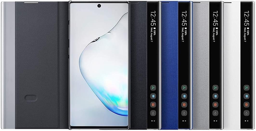 Official Samsung Clear View Smart Case Cover With a Sensor for Samsung Note 10 Plus