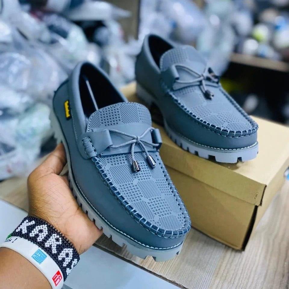 Premium Leather Rubber Sole TL Slip-on Comfortable Casual Loafers