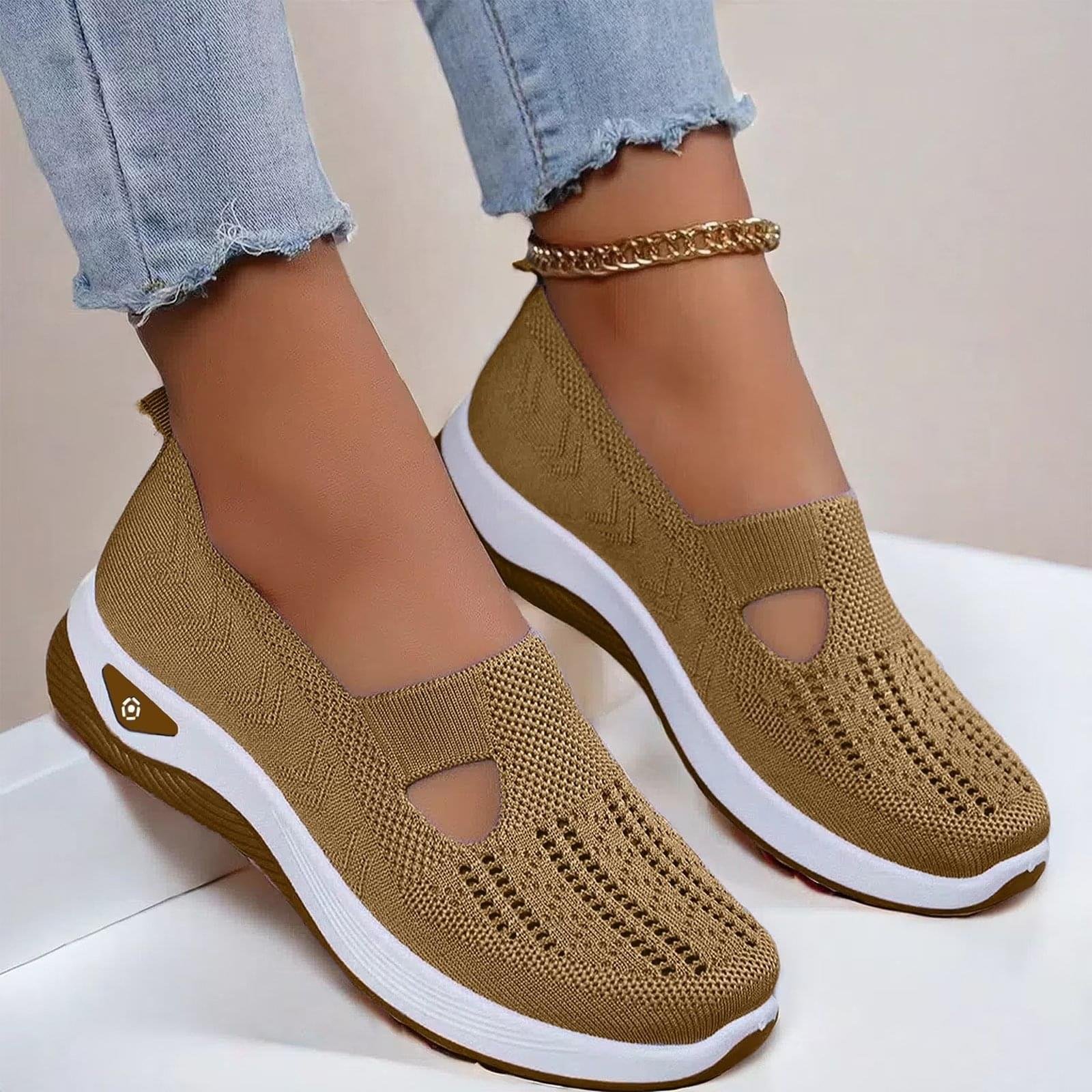 CloudWalker Slip-On Mesh Air Cushion Breathable Women's Sneakers - Image 2